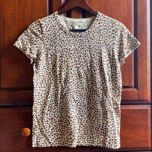 J.Crew Factory leopard top size small